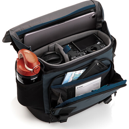 1018956_A.jpg - Tenba DNA 9 Slim Camera Messenger Bag (Blue) - Image 1