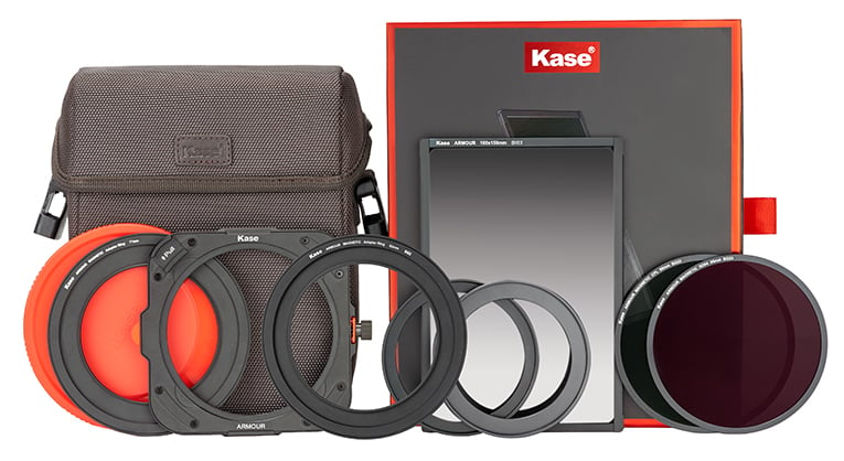 Kase Armour Entry Level Filter Kit II - CPL/ND1000/S-GND0.9/Adapter Ring/Cap/Bag