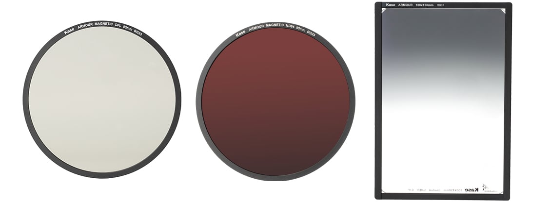 1019226_B.jpg - Kase Armour Entry Level Filter Kit II - CPL/ND1000/S-GND0.9/Adapter Ring/Cap/Bag - Thumbnail 2