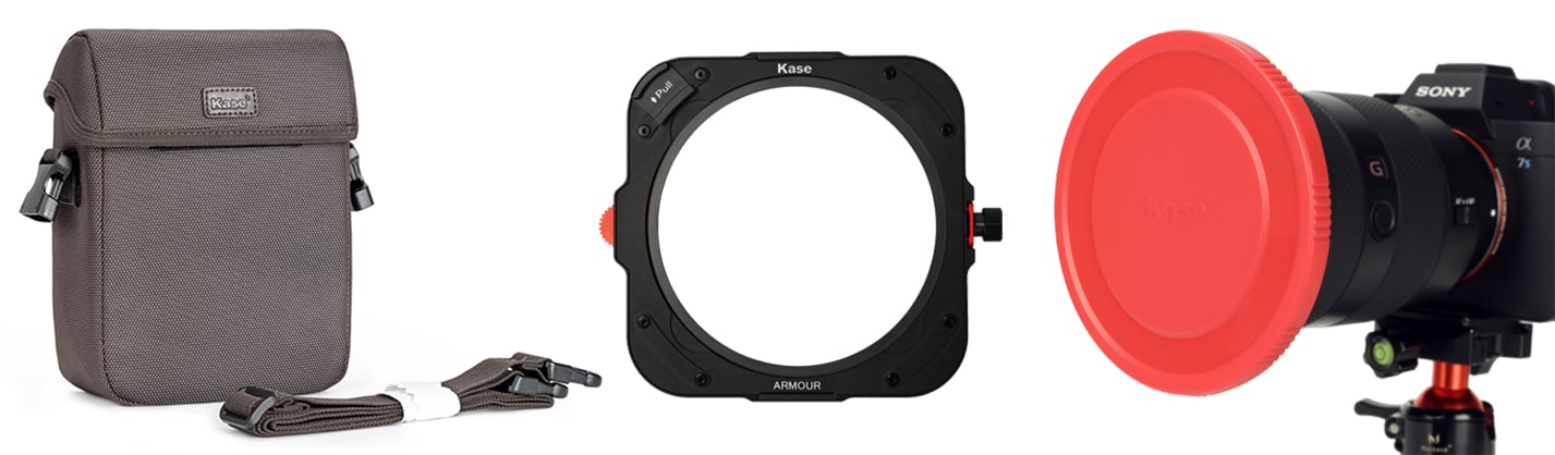 1019226_C.jpg - Kase Armour Entry Level Filter Kit II - CPL/ND1000/S-GND0.9/Adapter Ring/Cap/Bag - Thumbnail 3