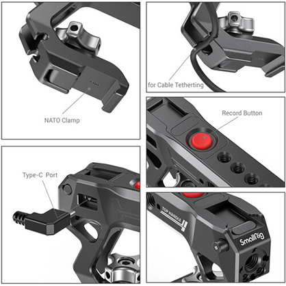 1019286_B.jpg - SmallRig NATO Top Handle with Record Start Stop Remote Trigger 3322 - Image 2