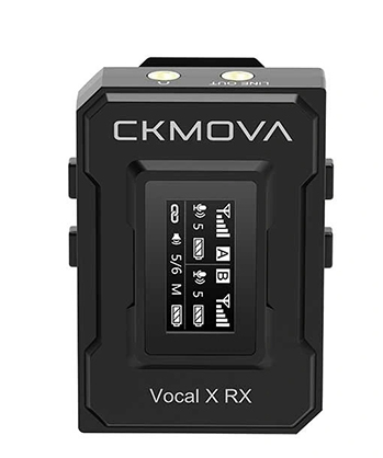1019866_B.jpg - CKMOVA Vocal X V1 Ultra-Compact Dual-Channel Wireless Microphone (Black) - Image 2