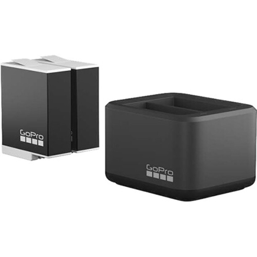 GoPro Dual-Battery Charger with Two Enduro Batteries for GoPro