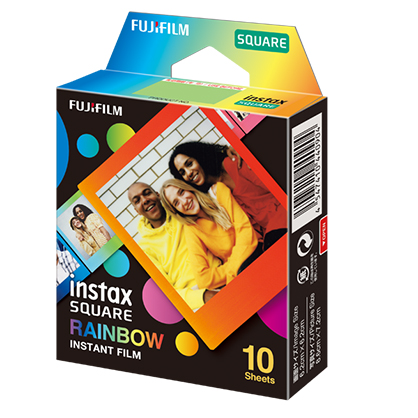 instax SQUARE Film 10pk Rainbow