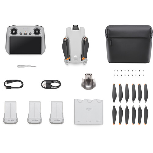 DJI Mini 3 Drone Fly More Combo Plus with RC LCD Screen  Remote