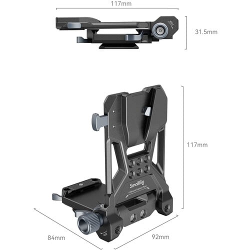 1021926_A.jpg - SmallRig Compact V-Mount Battery Mounting System 4064 - Thumbnail 1