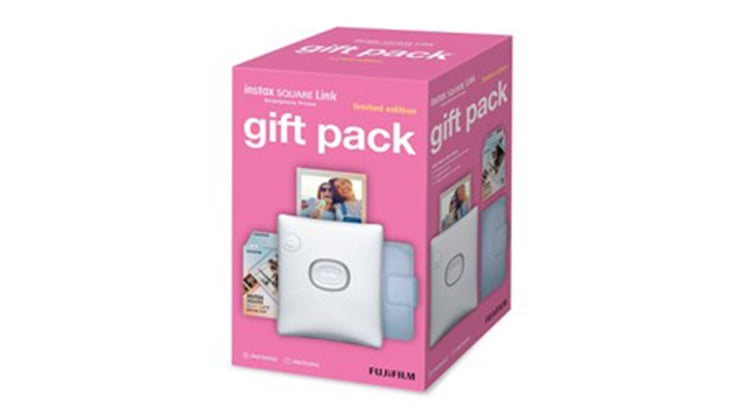 Instax Square Link Photo Printer - Ash White (2023 Ltd Ed Gift Pack)