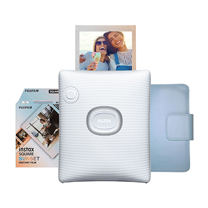 1022136_B.jpg - Instax Square Link Photo Printer - Ash White (2023 Ltd Ed Gift Pack) - Image 2