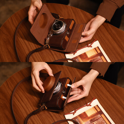 1022576_B.jpg - SmallRig Leather Case Kit Brown for FUJIFILM X100VI 4558 - Image 2