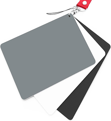 1022646_A.jpg - Camera Armour 18% Grey Card Kit 5.4x8.5cm Black/Grey/White - Image 1