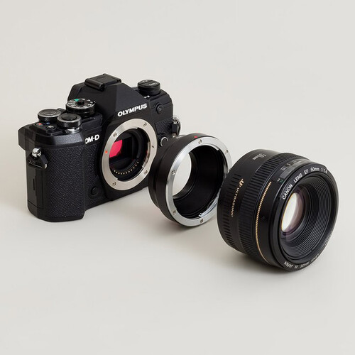 1022896_B.jpg - Urth Manual Lens Mount Adapter for Canon EF Lens to Micro Four Thirds Camera - Image 2