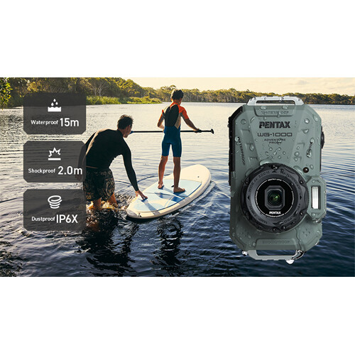 1023706_D.jpg - PENTAX WG-1000 Digital Camera (Grey) - Image 4