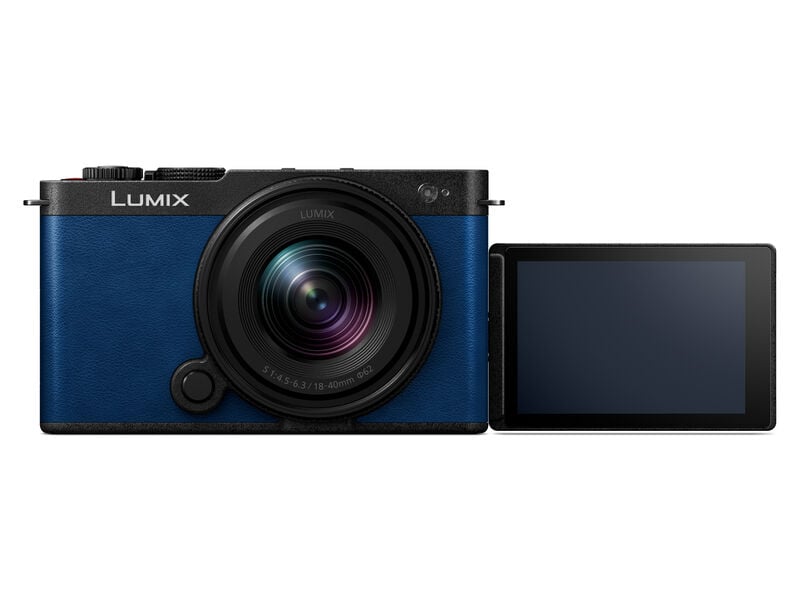 1023806_A.jpg - Panasonic Lumix S9 Mirrorless Camera with 18-40mm f/4.5-6.3 Lens (Night Blue) - Image 1