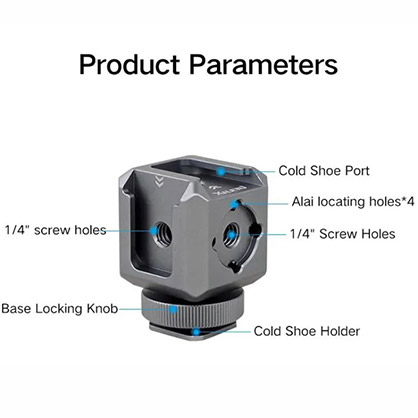 1023836_C.jpg - XILETU XDS-15 Multi-head Cold Shoe Mount Adapter - Image 3