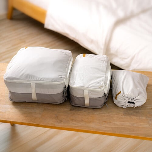 PGYTECH Clothes Storage Set (Shell White and Oatmeal Grey)