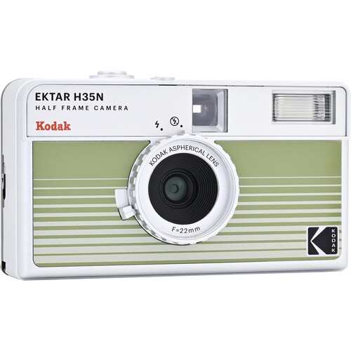 Kodak Ektar H35N Half-Frame Film Camera (Striped Green) - Best Available Image