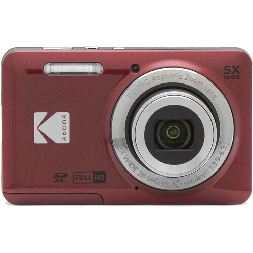 Kodak FZ55 Digital Zoom Camera Red