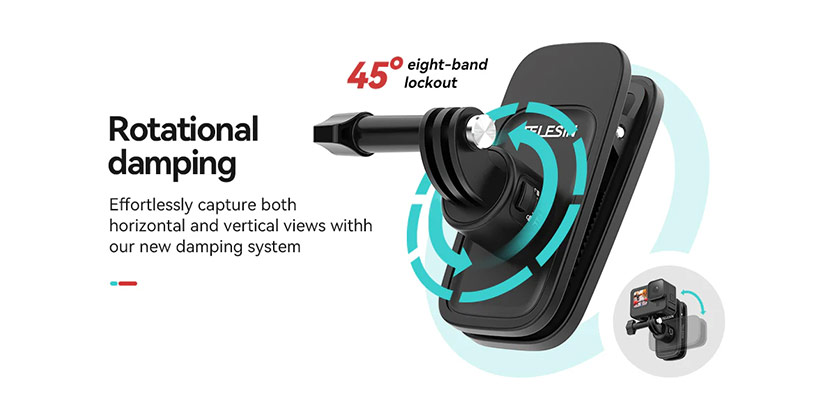 1024186_B.jpg - Telesin Magnetic Backpack Clip (Quick Release Version) - Image 2