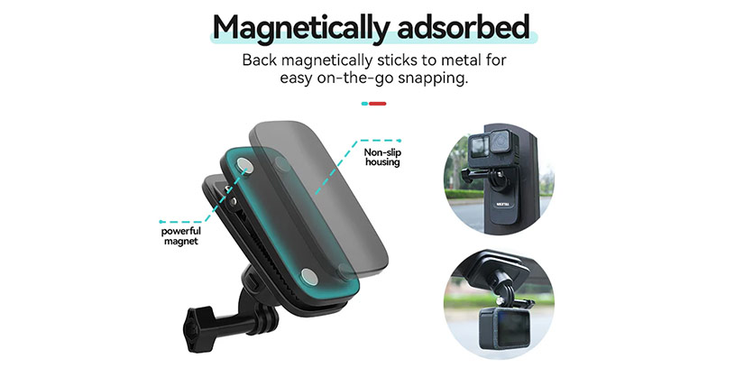 1024186_D.jpg - Telesin Magnetic Backpack Clip (Quick Release Version) - Thumbnail 4