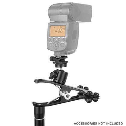 1024236_B.jpg - Krane M11-063A Metal Clamp with Ball Head and Cold Shoe Mount - Thumbnail 2