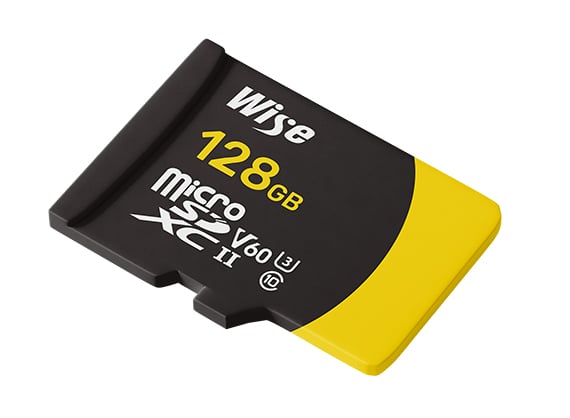 1024546_A.jpg - Wise 128GB UHS-II microSDXC V60 Micro SD Memory Card - Thumbnail 1