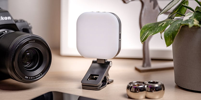 Newell Sunny Magnetic Pocket LED Light with Clamp and Cold Shoe Adapter