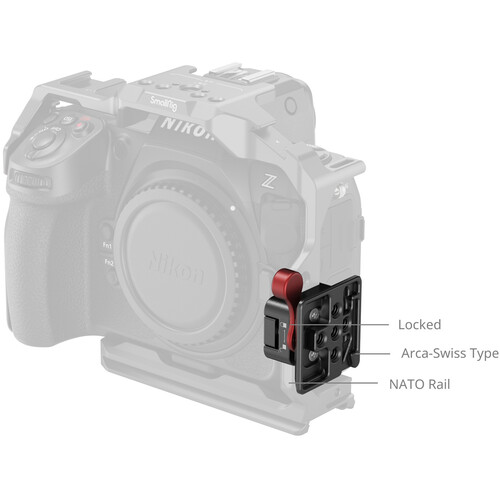 1024696_A.jpg - SmallRig NATO Clamp to Arca-Type Quick Release Plate MD4857 - Thumbnail 1