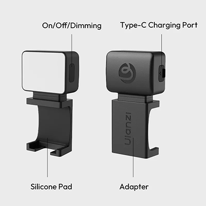 1024826_E.jpg - Ulanzi LM001 Magnetic Light for DJI Osmo Pocket 3 - Thumbnail 5