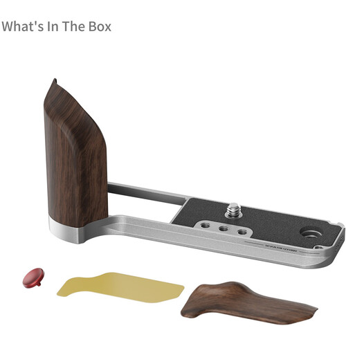 1024946_C.jpg - SmallRig L-Shape Mount Plate with Wooden Handle FUJIFILM GFX100RF (Silver) 5265 - Thumbnail 3