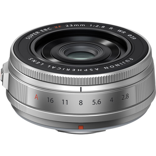 FUJIFILM XF 23mm f/2.8 R WR Lens (FUJIFILM X, Silver) - Best Available Image