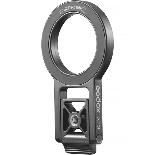1024986_A.jpg - Godox Magnetic Bracket / Cold Shoe Adapter for MA5R LED Light or Phone - Image 1