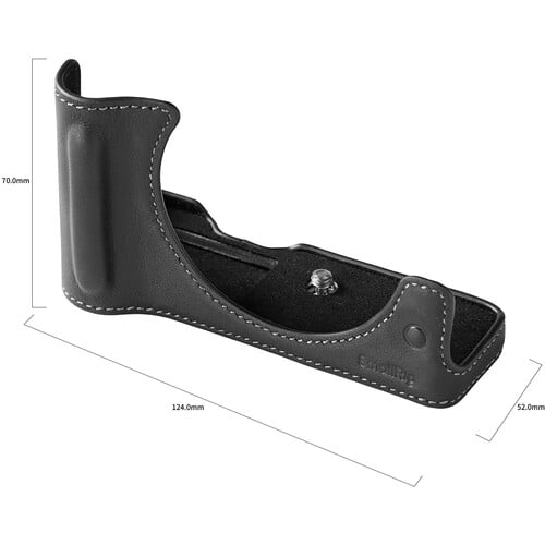 1025226_A.jpg - SmallRig Leather Half Case for Canon EOS R50 V (Black) 5433 - Thumbnail 1