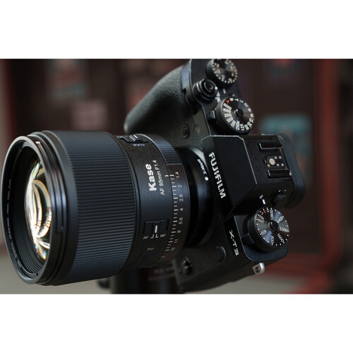 Agfa 85mm, Agfa 9cm, Wollensak 85mm フジX用 Kase 85mm F1.4 AF Lens - Fujifilm X Mount with magnetic filter