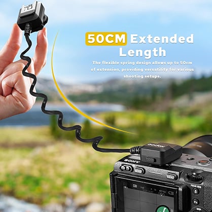 1025376_B.jpg - Godox GAC-IC13 Multi Interface Shoe Extension Cable for Sony Camera - Thumbnail 2