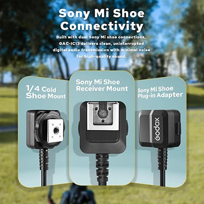 1025376_C.jpg - Godox GAC-IC13 Multi Interface Shoe Extension Cable for Sony Camera - Thumbnail 3