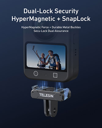 1025446_A.jpg - Telesin Magnetic Dual Claw Mount for DJI OSMO 360 - Thumbnail 1