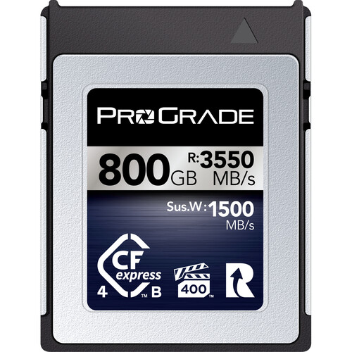 ProGrade 800GB CFexpress 4.0 Type B Iridium Memory Card - Best Available Image