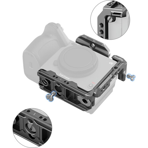 1025736_C.jpg - SmallRig HawkLock Quick Release Half Cage for Sony FX3 and FX30 4772 - Image 3