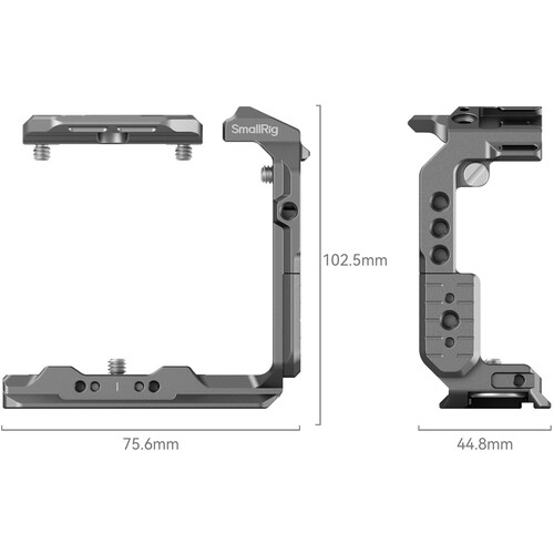 1025736_D.jpg - SmallRig HawkLock Quick Release Half Cage for Sony FX3 and FX30 4772 - Image 4