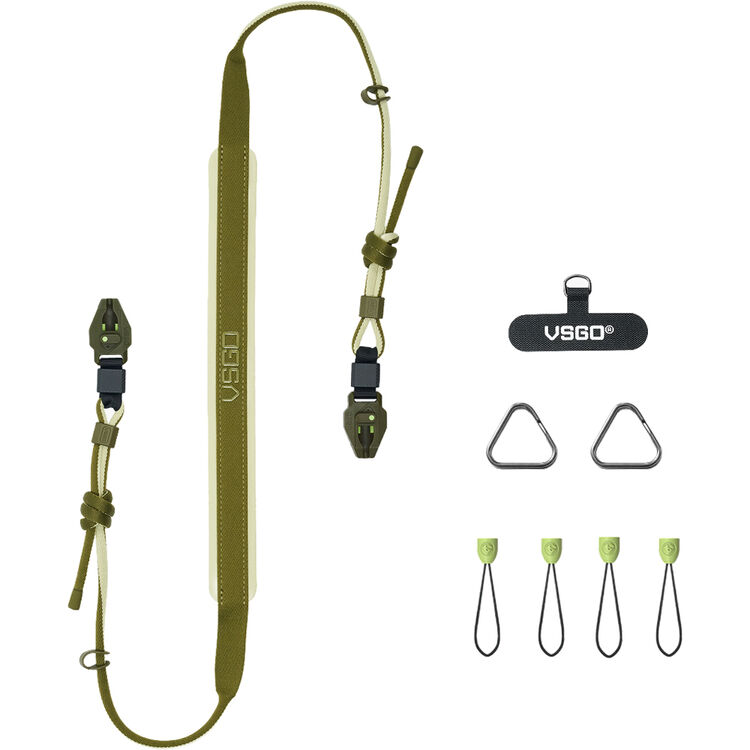 VSGO Black Snipe Casual Leisure Camera Strap (Avocado Glow) - Best Available Image