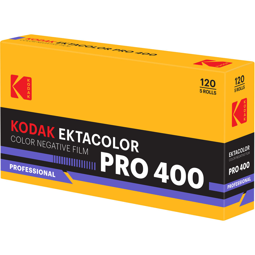 1026426_A.jpg - Kodak Ektacolor Pro 400 Colour Negative Film (120 Roll Film, 5-Pack) - Image 1