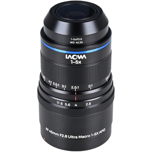 Laowa Aksen 45mm f/2.8 1-5x Ultra Macro APO Lens (Canon EF) - Best Available Image
