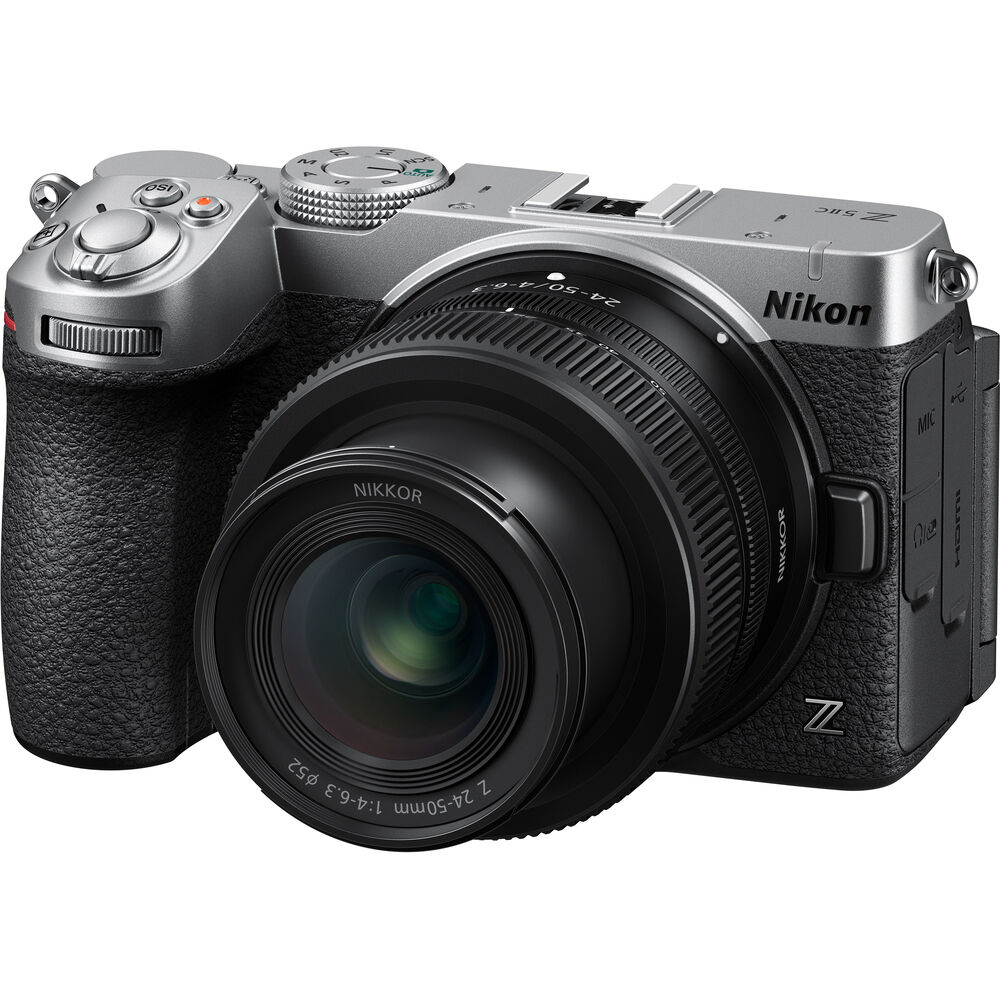 Nikon Z5IIC Mirrorless Camera with NIKKOR Z 24-50mm f/4-6.3 Lens Kit - Silver - Best Available Image