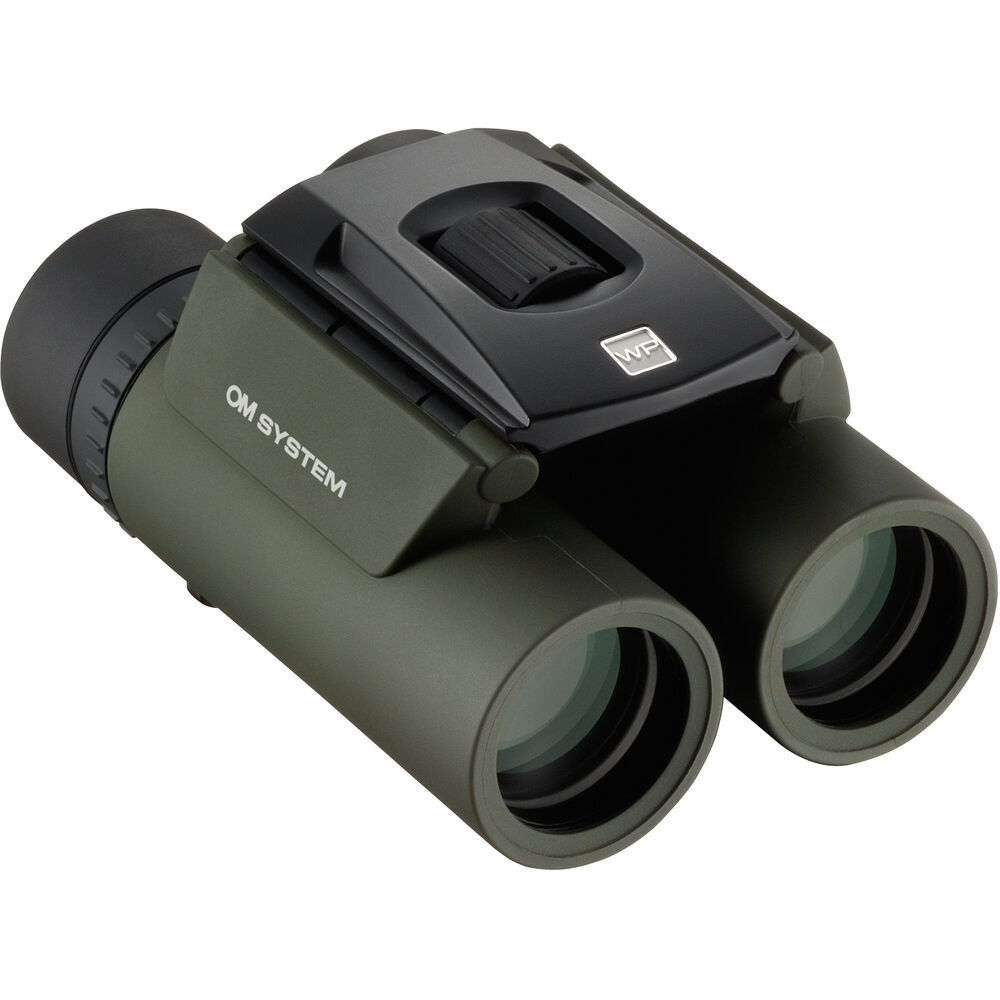 1026936_A.jpg - OM SYSTEM 8x25 WP II Binoculars (Green) - Image 1