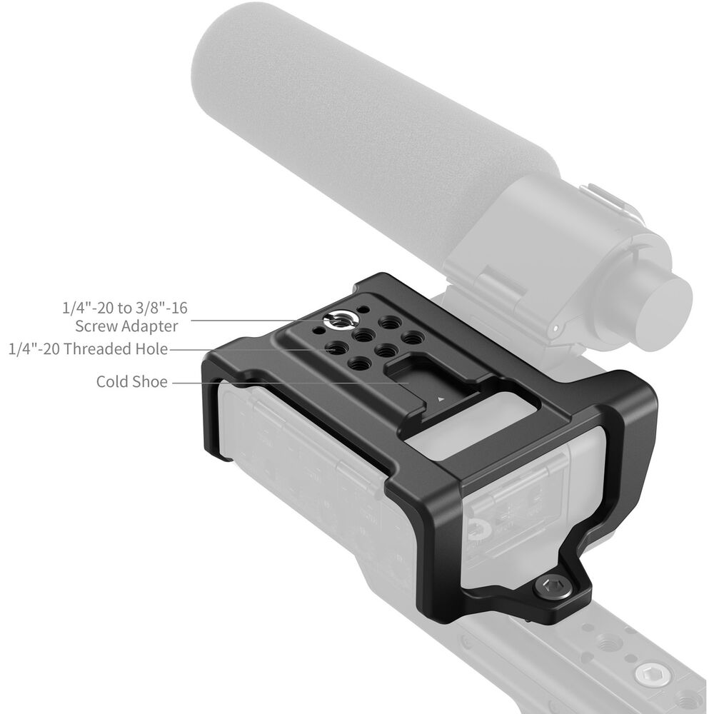 1026956_A.jpg - SmallRig Mount Plate for Sony XLR-H2B/H1 Handle Units 6925 - Image 1