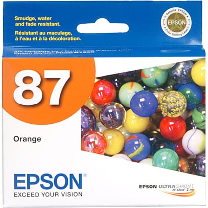 Best image for EPSON T0879 ORANGE INK (R1900)