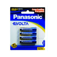 PANASONIC BATTERY EVOLTA AAA 4PACK