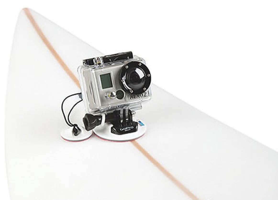 Attach gopro clearance to surfboard