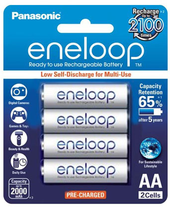 Panasonic ENELOOP AA Rechargeable 4pk - Best Available Image