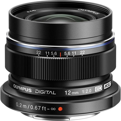 Olympus AF 12mm F2  M-ZUIKO SUPER WIDE Black - Best Available Image